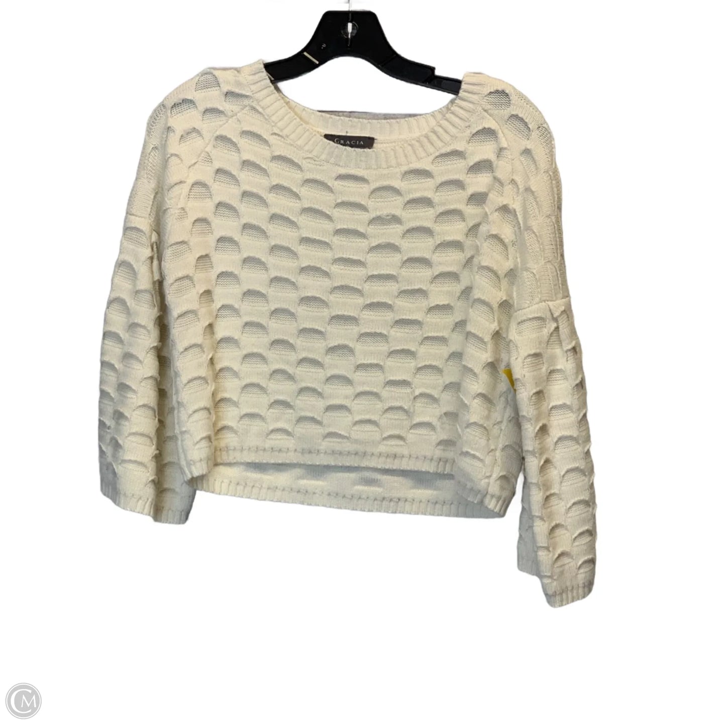Sweater By Gracia In Beige, Size: M