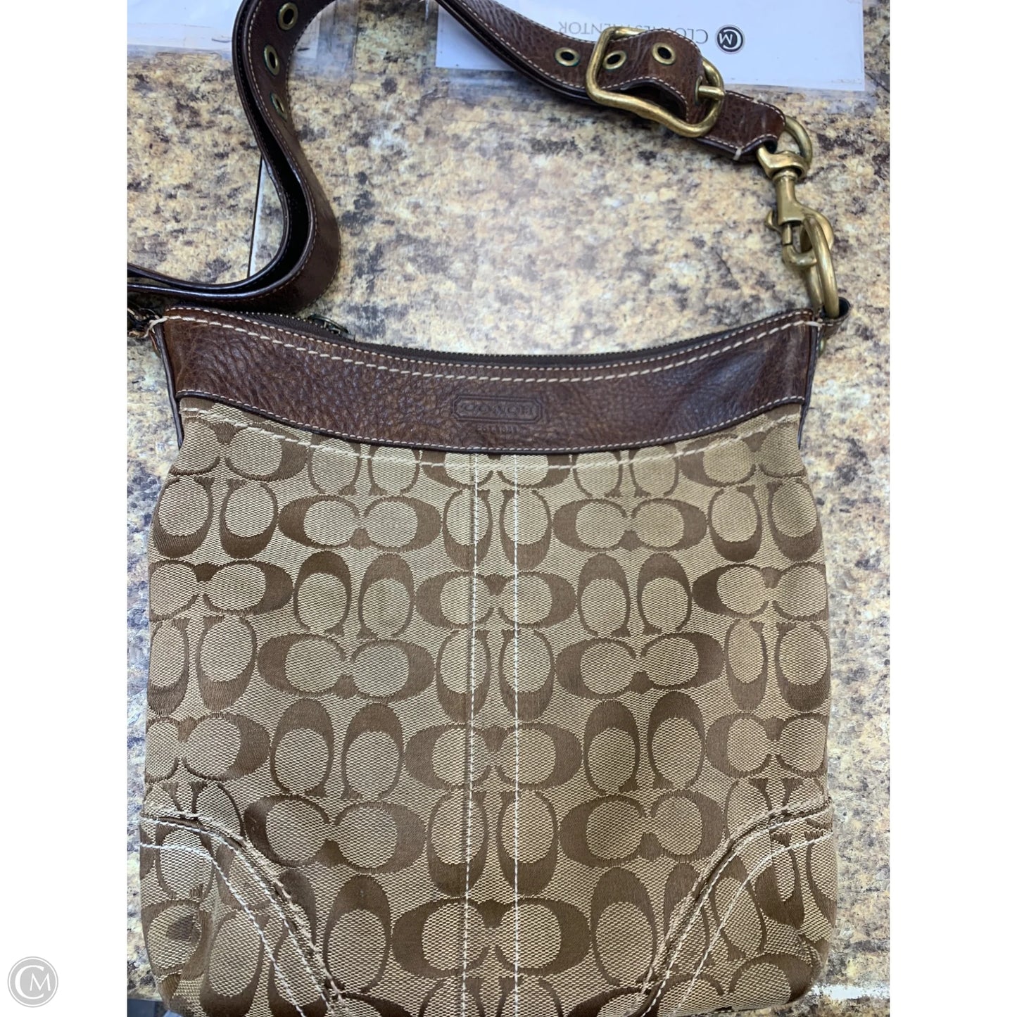 Handbag Designer By Coach, Size: Medium