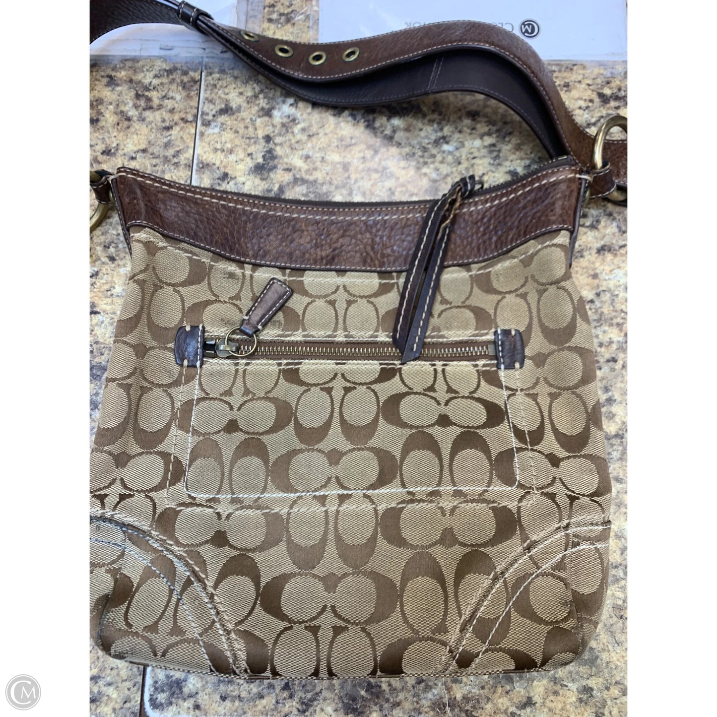 Handbag Designer By Coach, Size: Medium