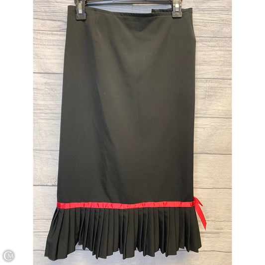 Skirt Maxi By Cmf In Black & Pink, Size: 22