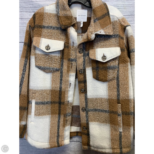 Jacket Other By Avec Les Filles In Tan & White, Size: M