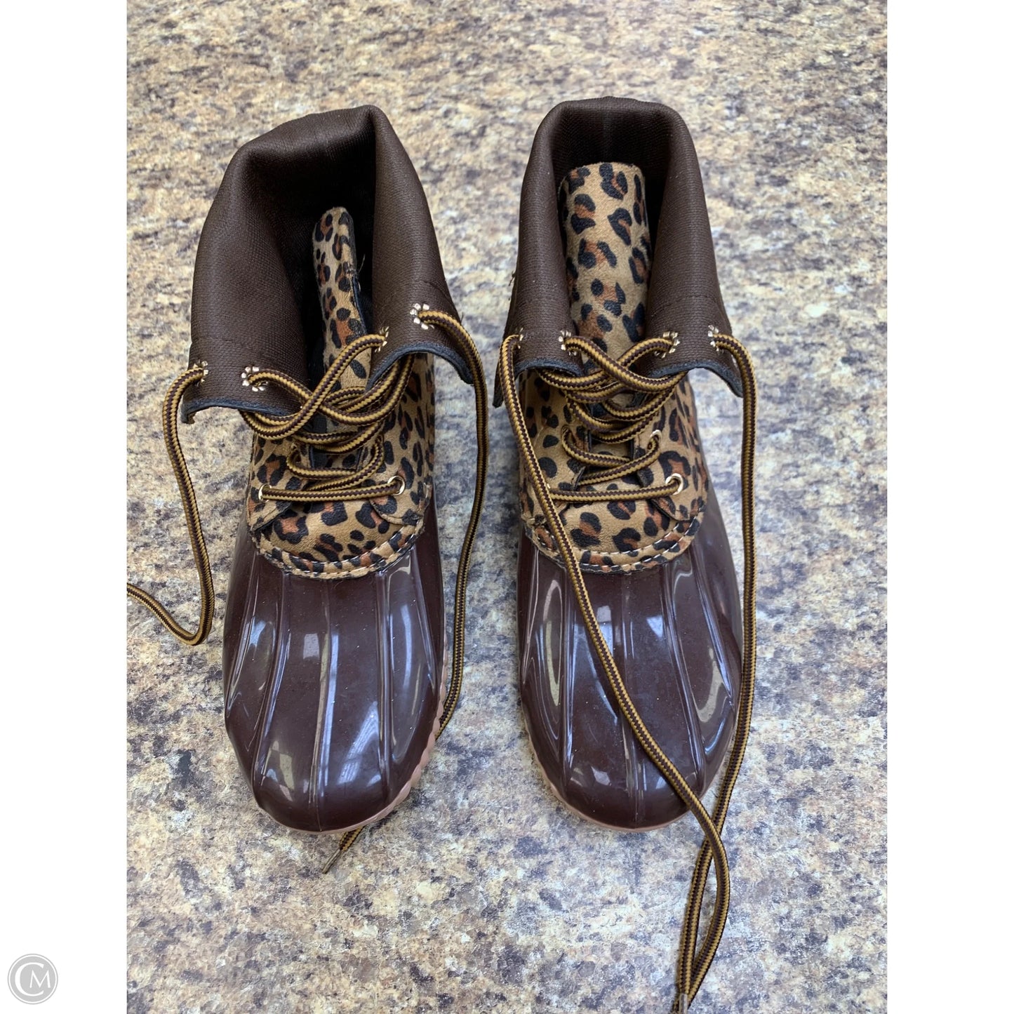 Boots Rain By Cmf In Animal Print, Size: 10