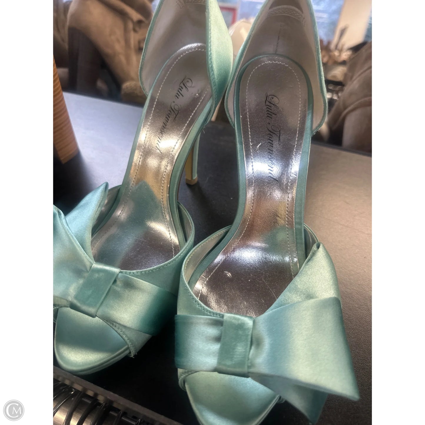 Shoes Heels Stiletto By Lulu Townsend In Blue, Size: 9