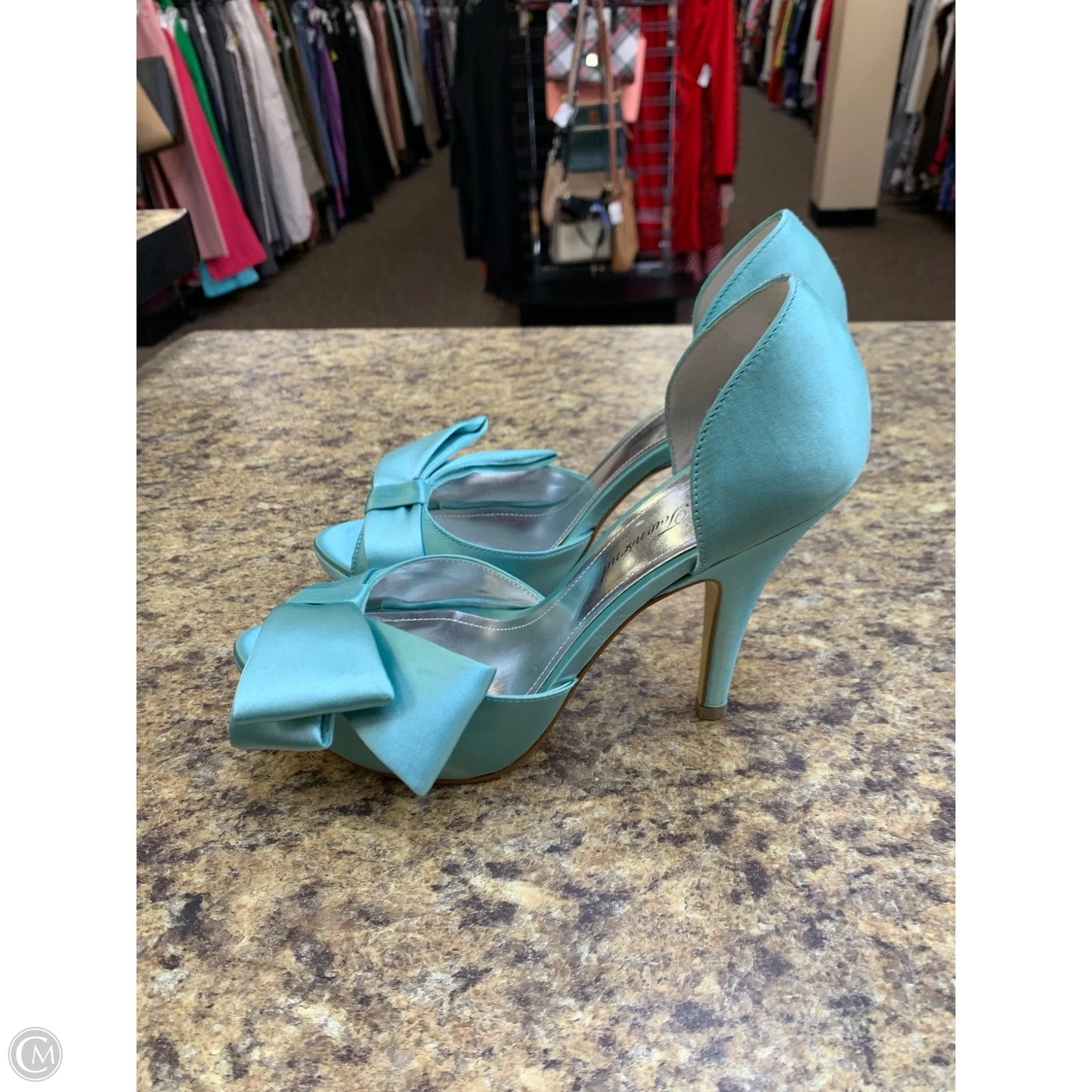 Shoes Heels Stiletto By Lulu Townsend In Blue, Size: 9
