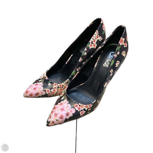 Shoes Heels Stiletto By Carlos By Carlos Santana In Floral Print, Size: 9