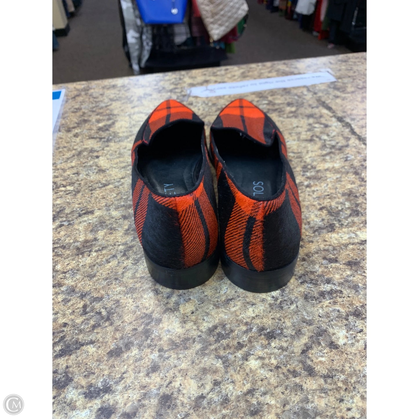 Shoes Flats By Sole Society In Plaid Pattern, Size: 9.5