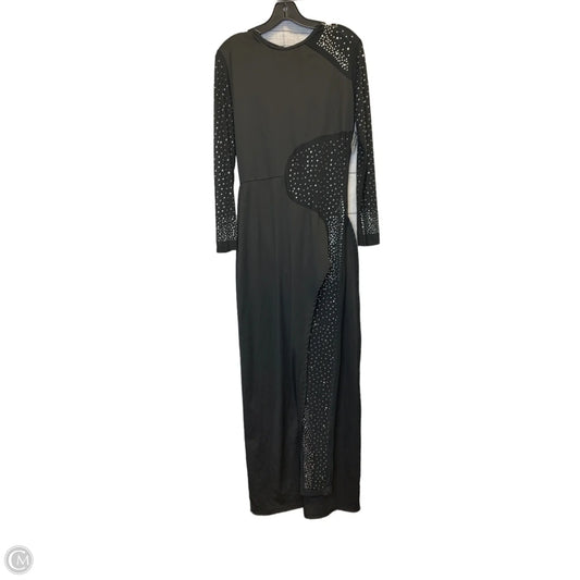 Dress Party Long By Cmf In Black & Silver, Size: L
