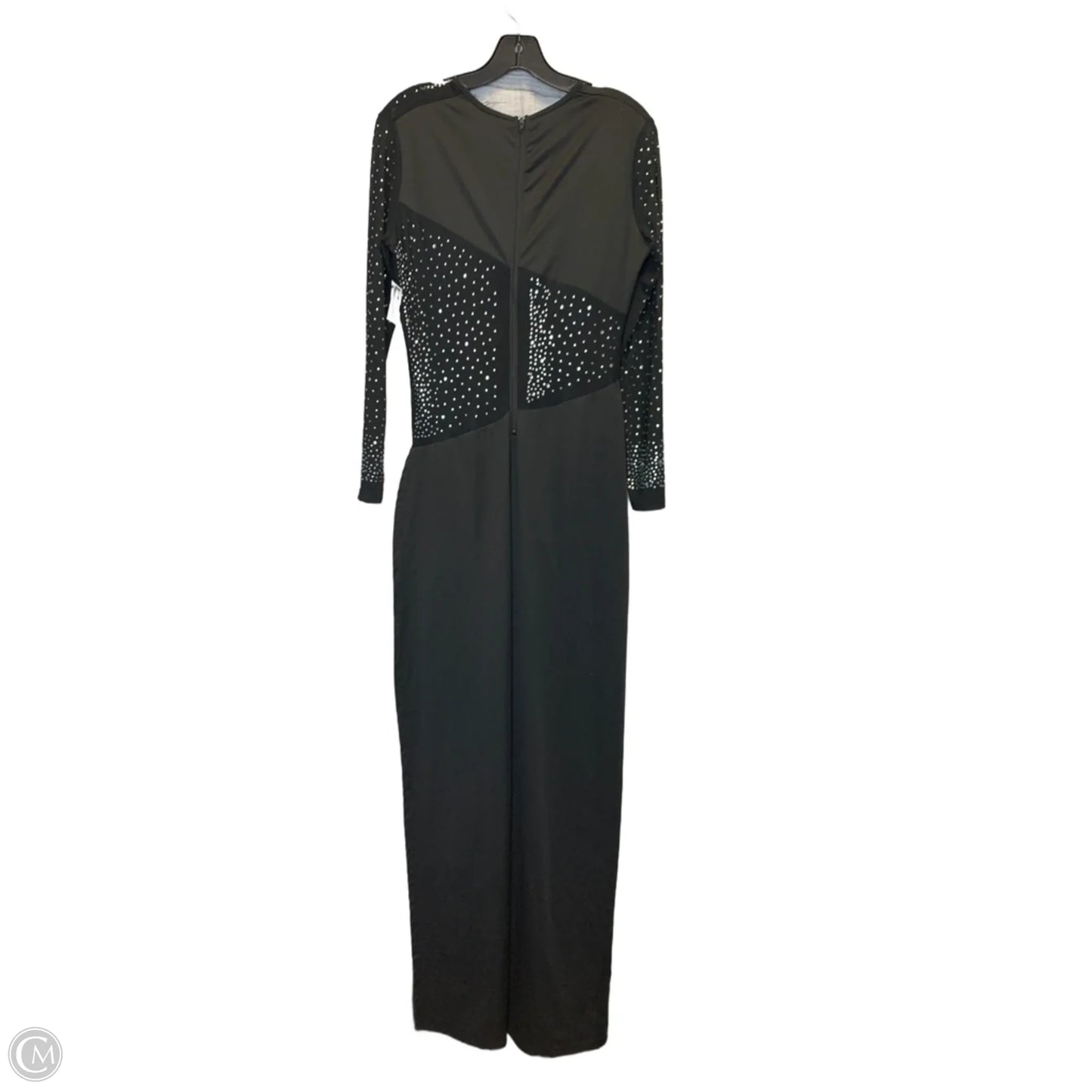 Dress Party Long By Cmf In Black & Silver, Size: L