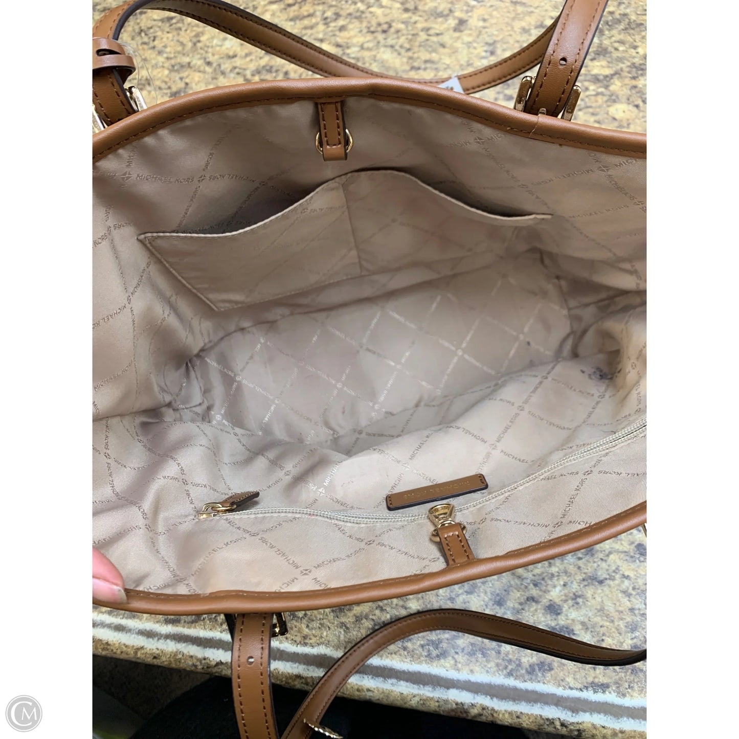 Handbag Designer By Michael Kors, Size: Medium