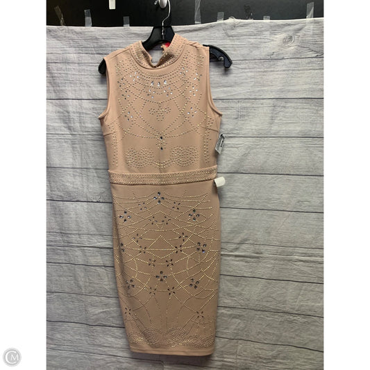 Dress Party Midi By Xtaren In Pink & Silver, Size: L