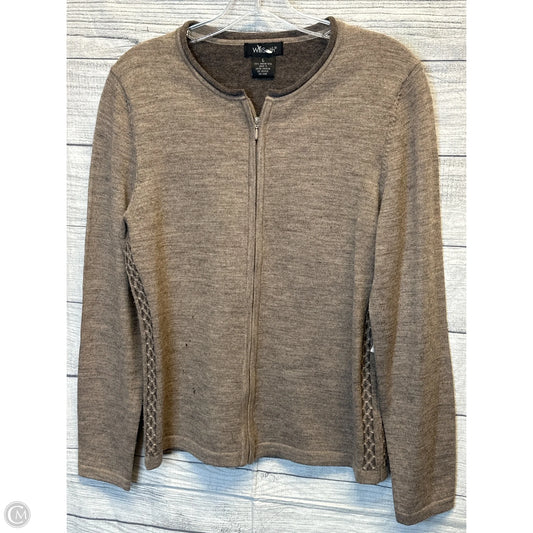 Top Long Sleeve By Willi Smith In Taupe, Size: L