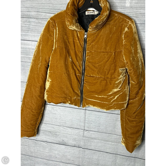Jacket Puffer & Quilted By Cmf In Yellow, Size: M