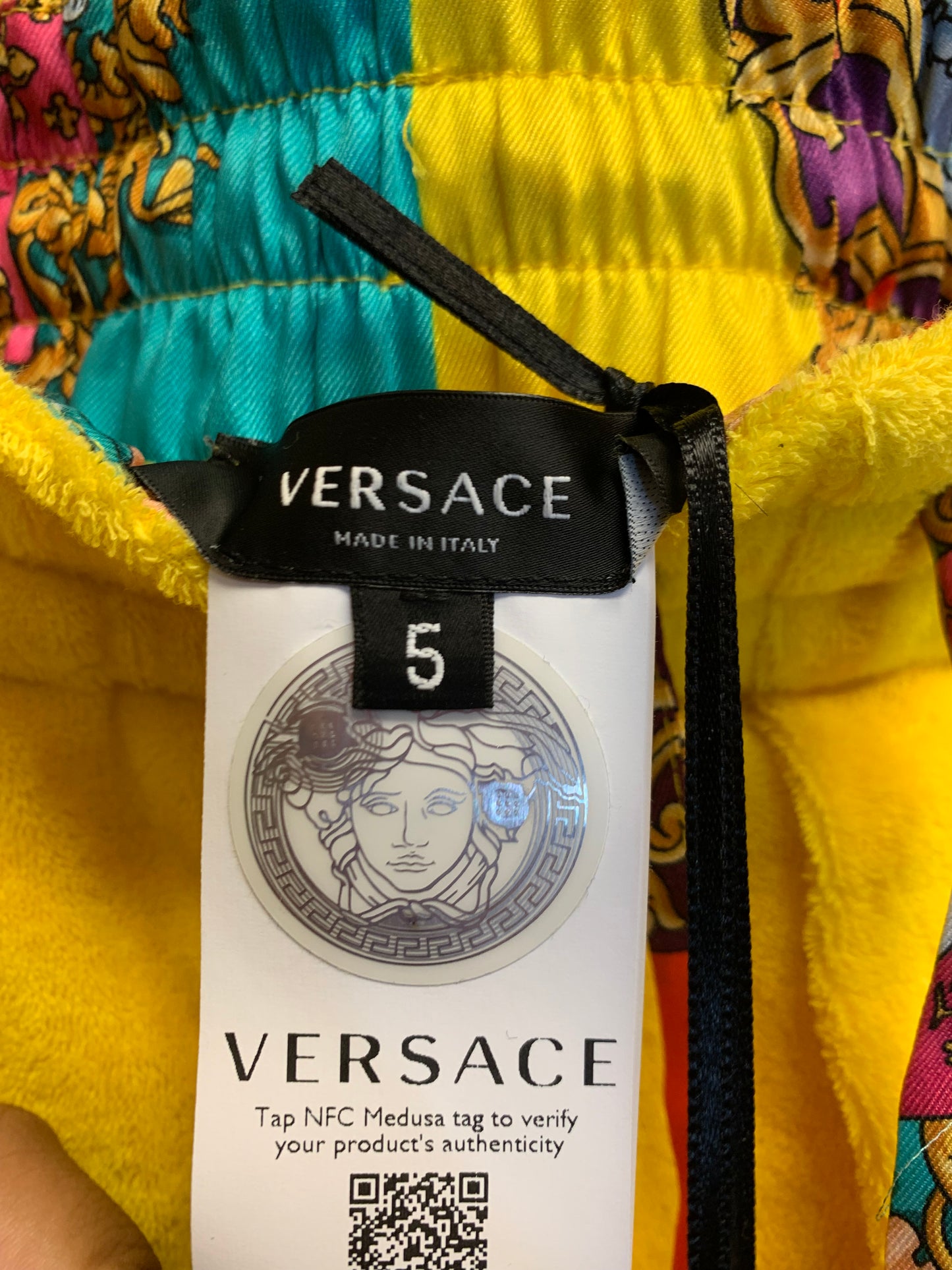 Shorts Set By Versace In Multi-colored, Size: 0