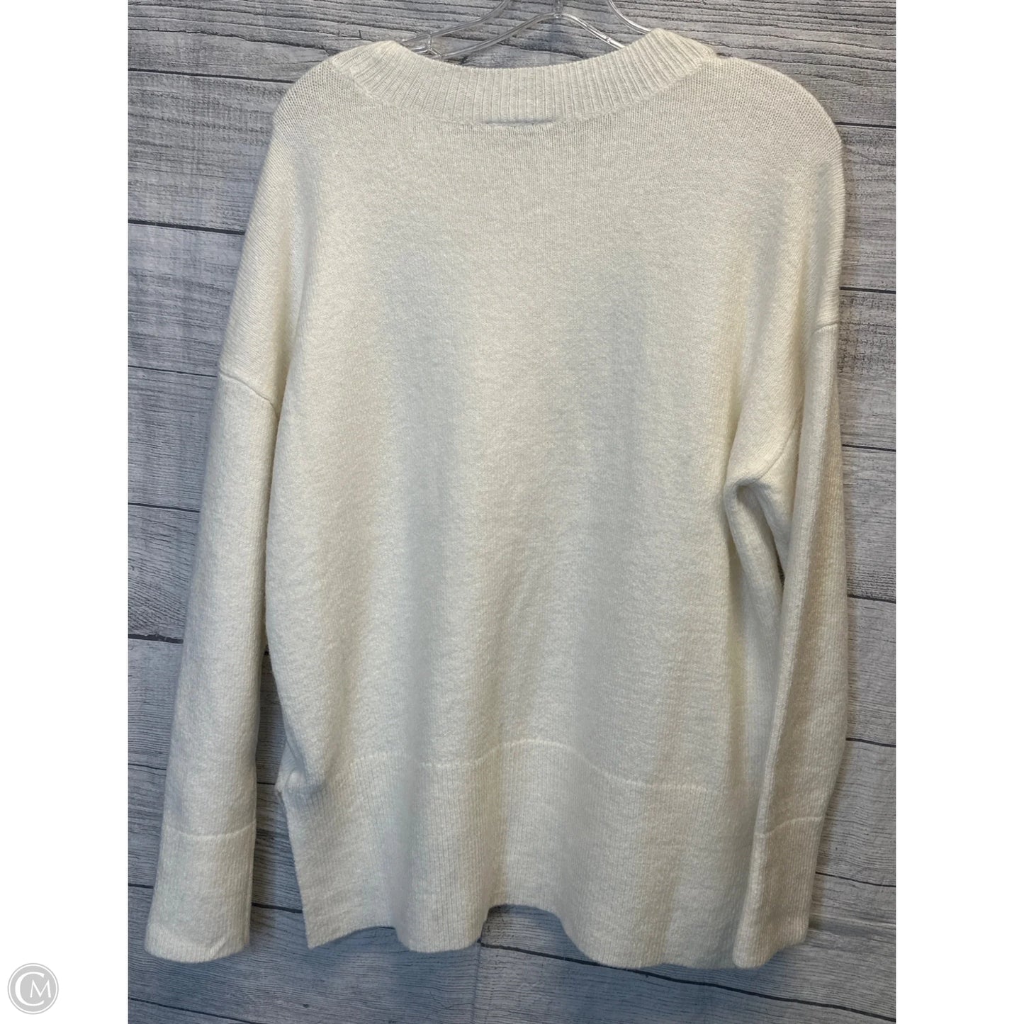 Sweater By Loft In Cream, Size: M