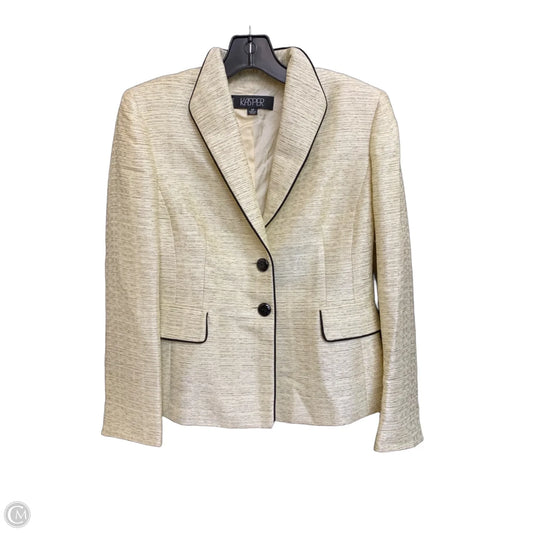 Blazer By Kasper In Cream, Size: 4