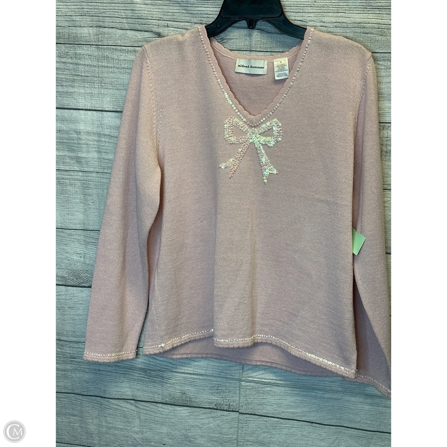 Sweater By Alfred Dunner In Pink, Size: S