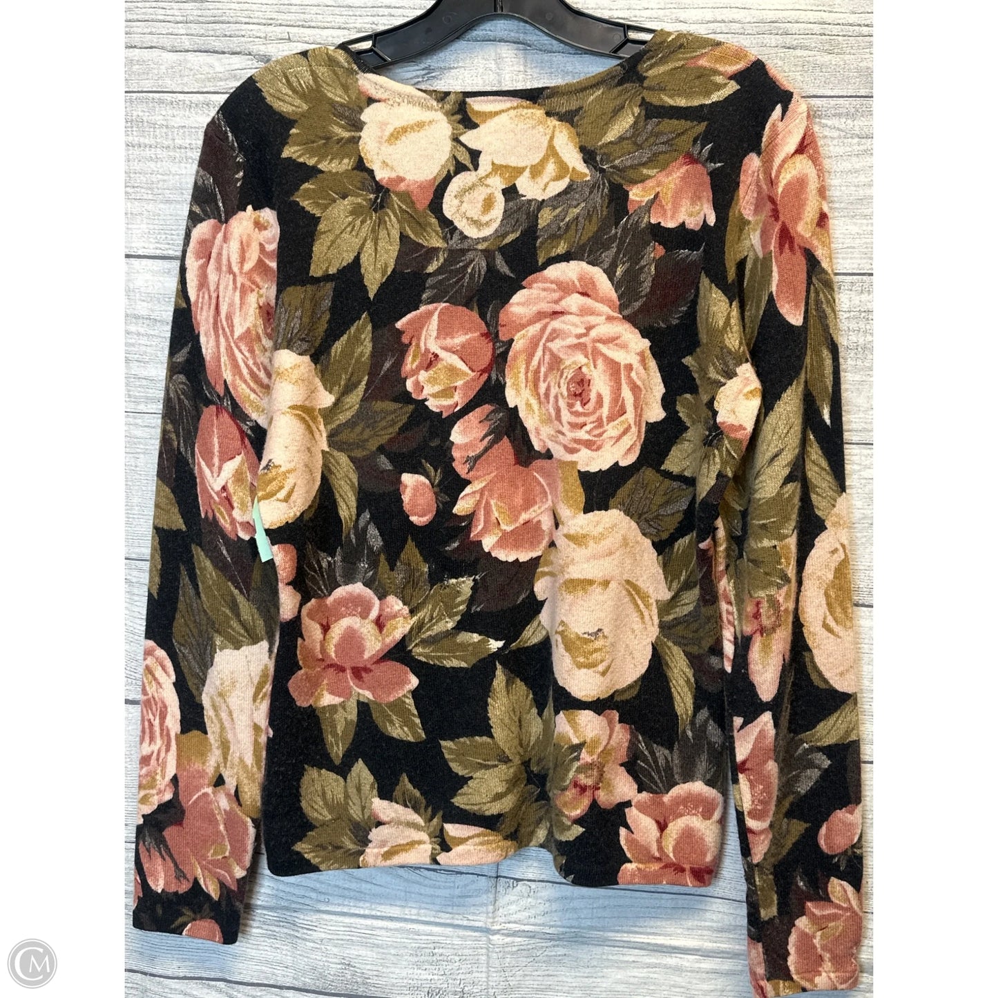 Top Long Sleeve By Cmf In Multi-colored, Size: L