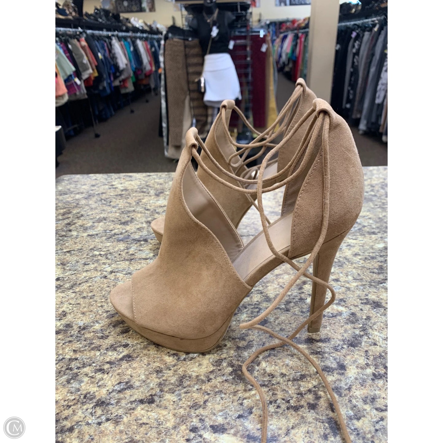 Shoes Heels Stiletto By Apt 9 In Tan, Size: 9