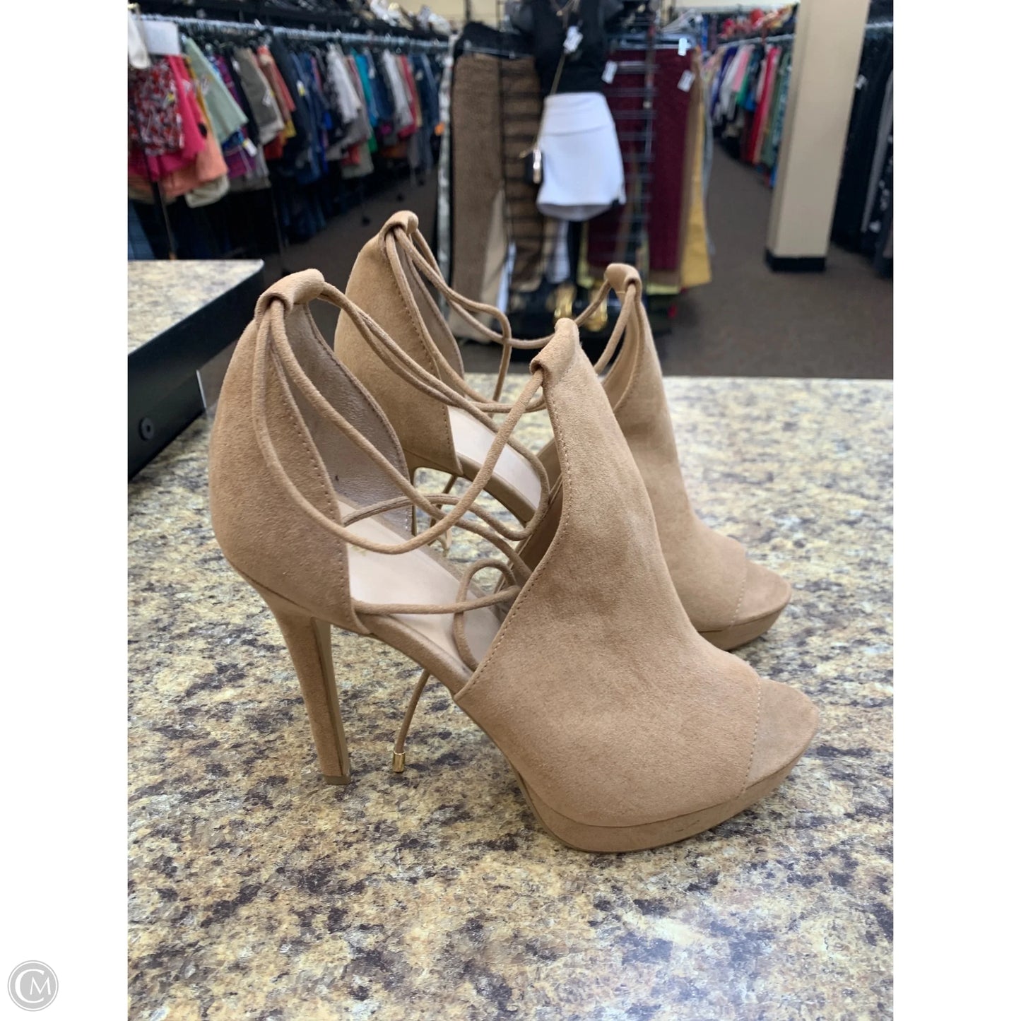 Shoes Heels Stiletto By Apt 9 In Tan, Size: 9