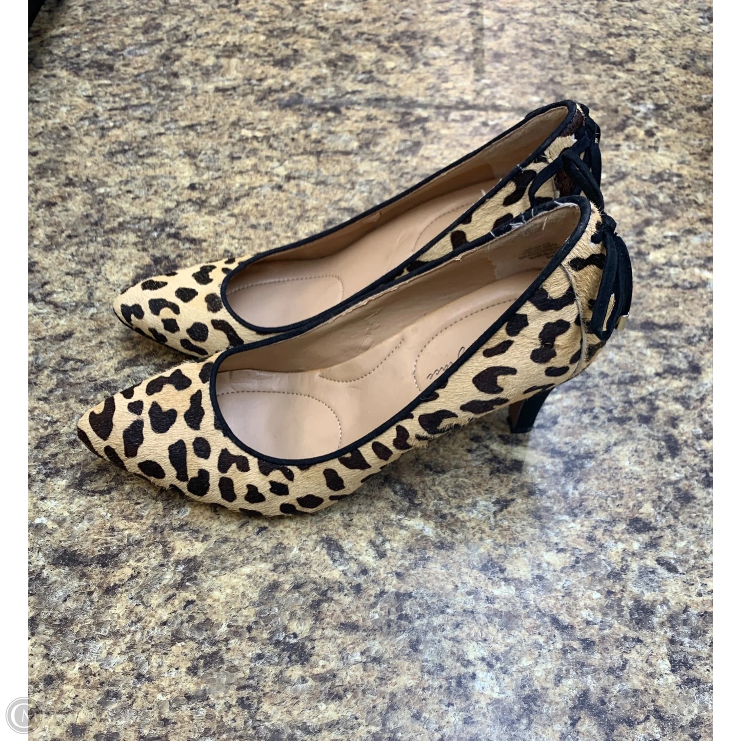 Shoes Heels Kitten By Cmf In Animal Print, Size: 6