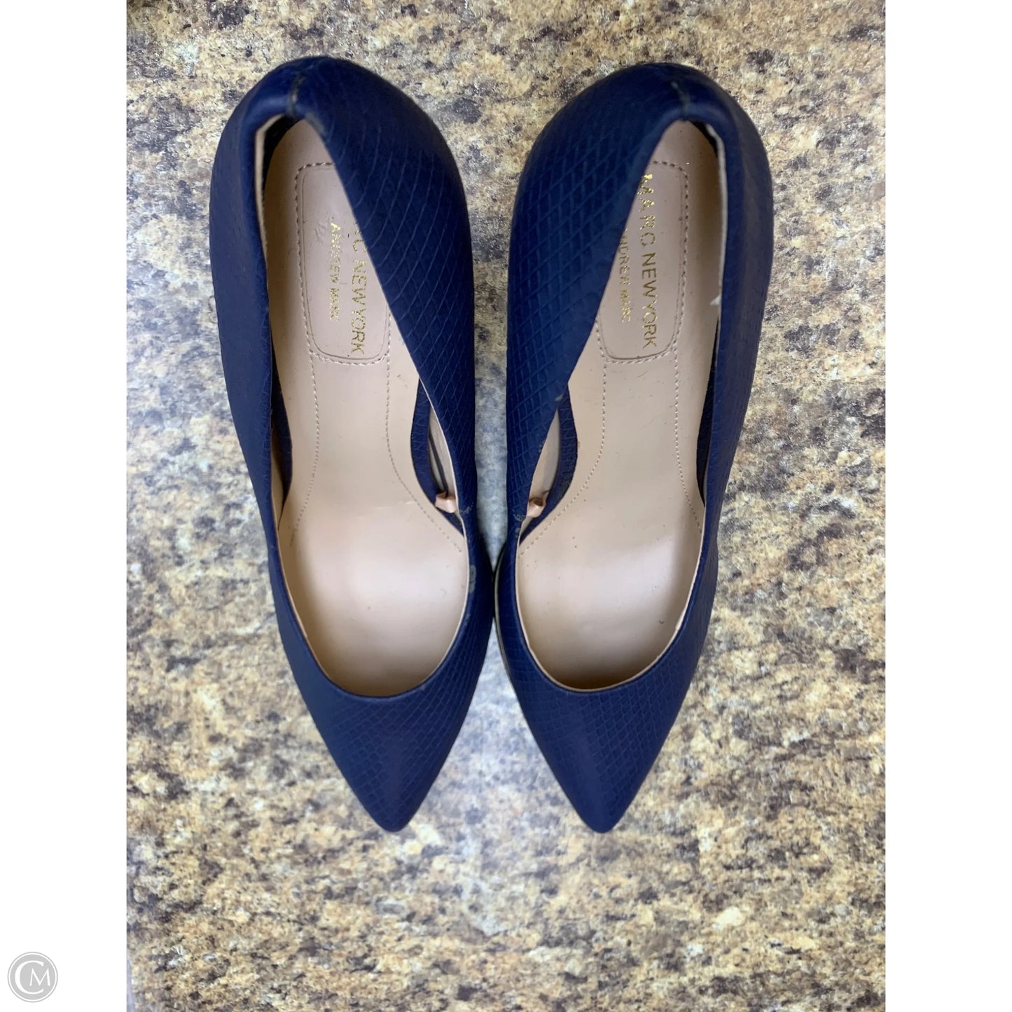 Shoes Heels Stiletto By Marc New York In Navy, Size: 8.5
