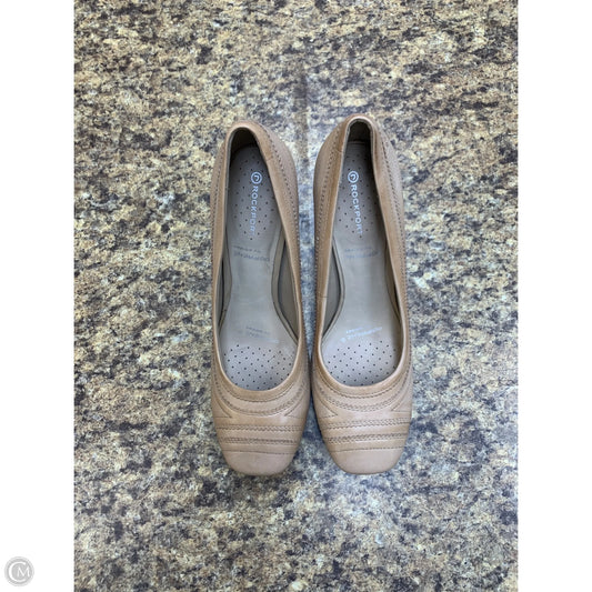 Shoes Heels Block By Rockport In Cream, Size: 7.5