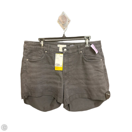 Shorts By H&m In Black, Size: 16