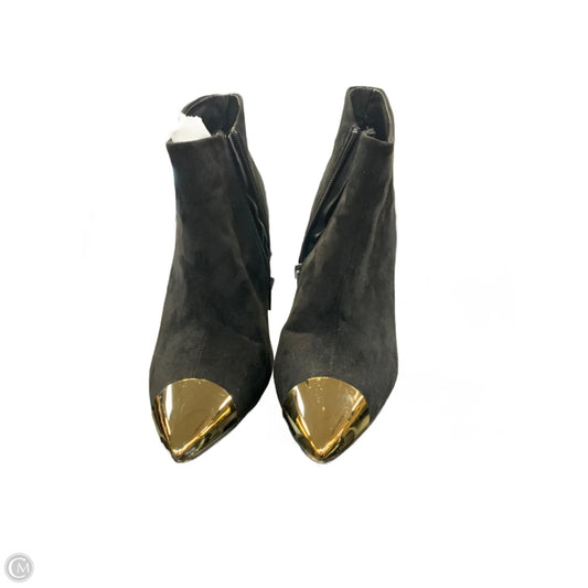 Boots Ankle Heels By Shoedazzle In Black, Size: 9