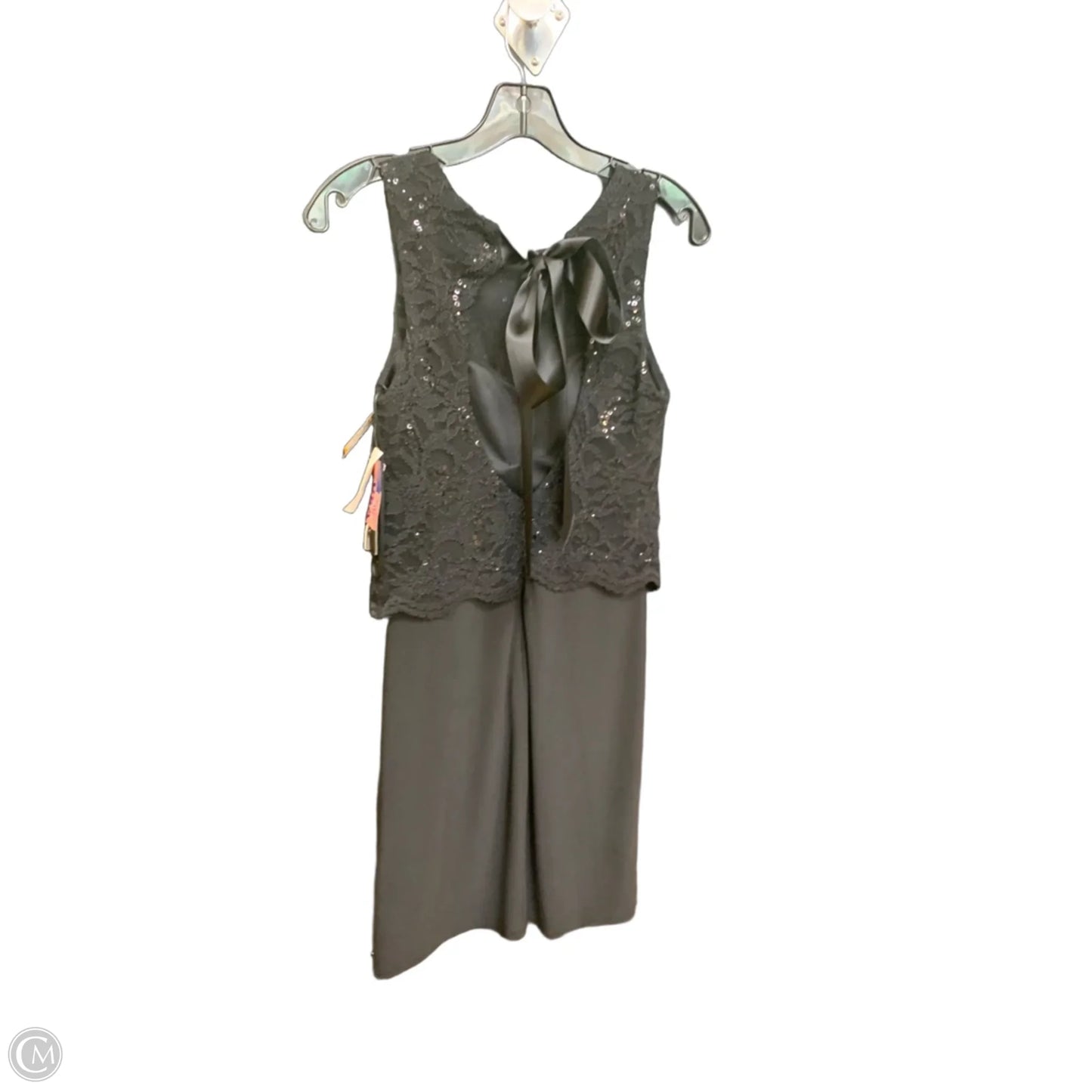 Dress Party Midi By Clothes Mentor In Black, Size: 6