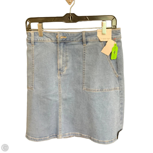 Skirt Mini & Short By Marc New York In Blue Denim, Size: 16