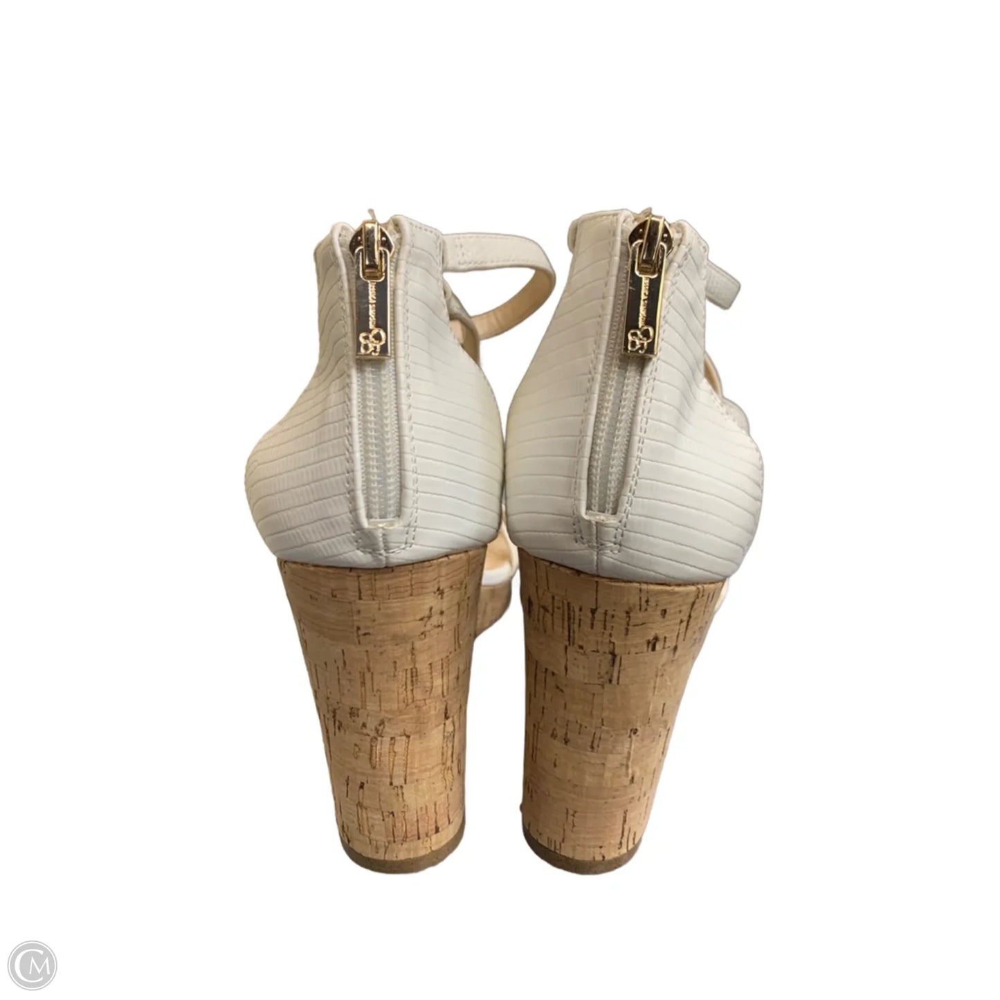 Shoes Heels Wedge By Jessica Simpson In White, Size: 11