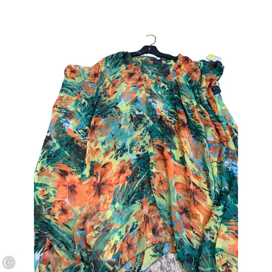 Swimwear Cover-up By Clothes Mentor In Multi-colored, Size: Osfm