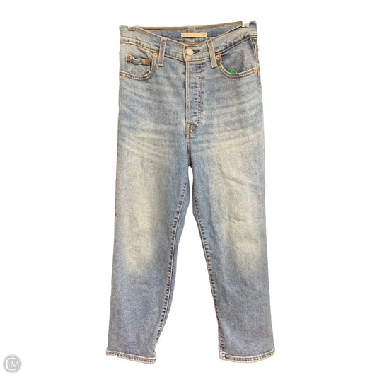 Jeans Straight By Levis In Blue Denim, Size: 26