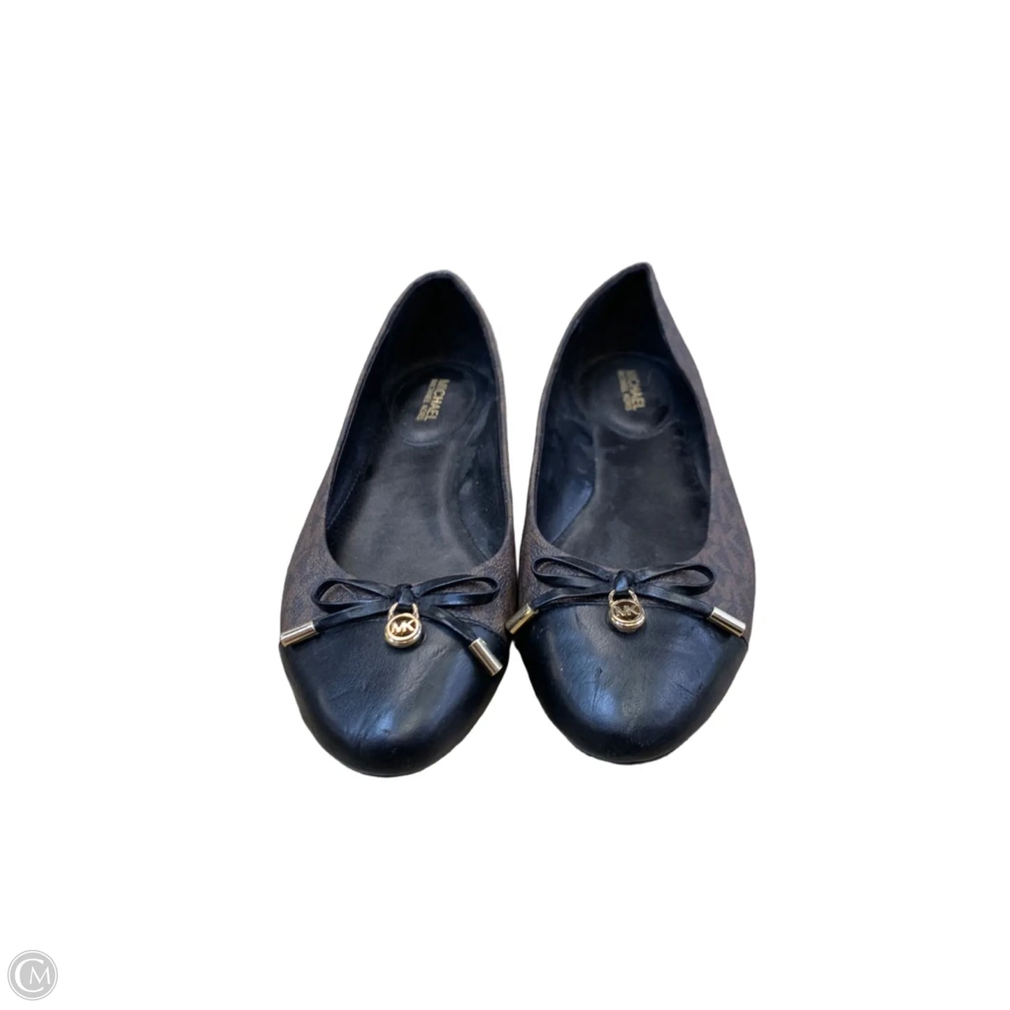 Shoes Flats By Michael By Michael Kors In Black & Brown, Size: 7