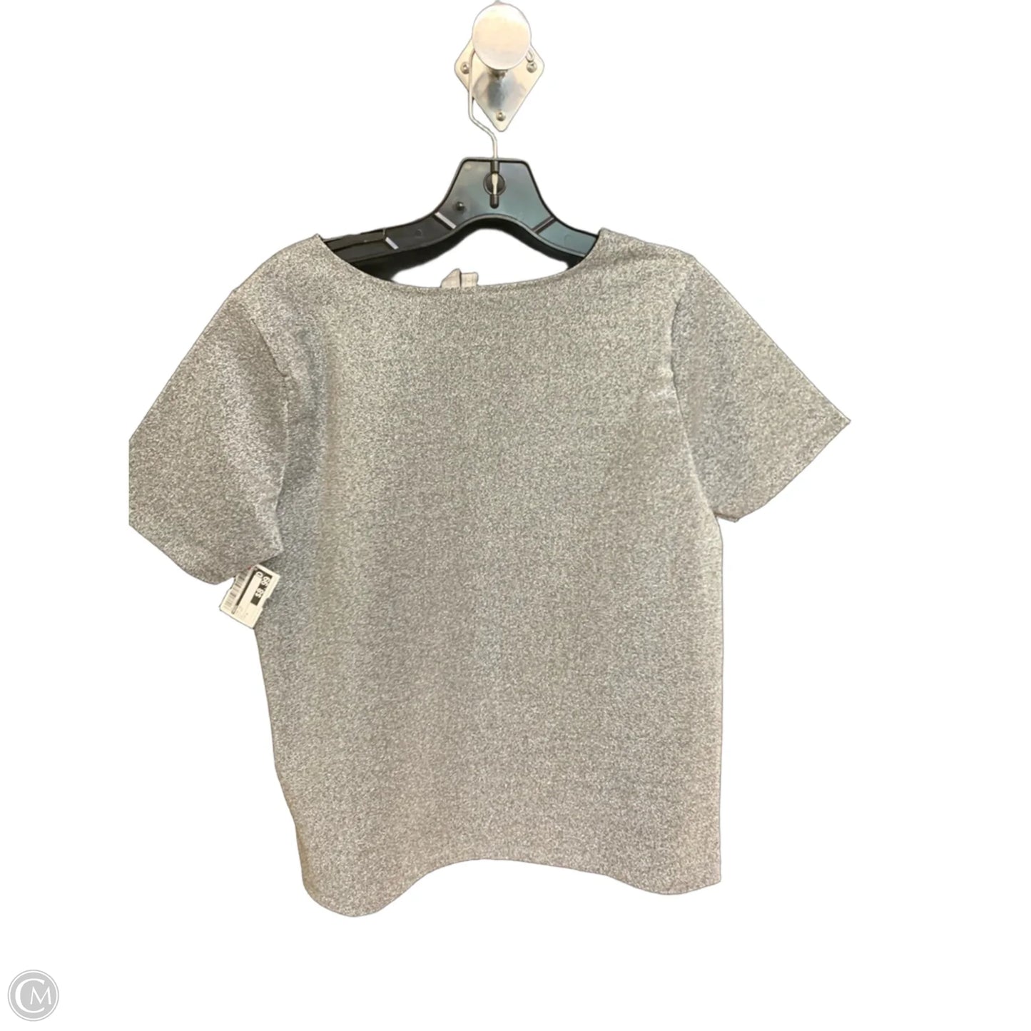 Top Short Sleeve By Asos In Silver, Size: 4