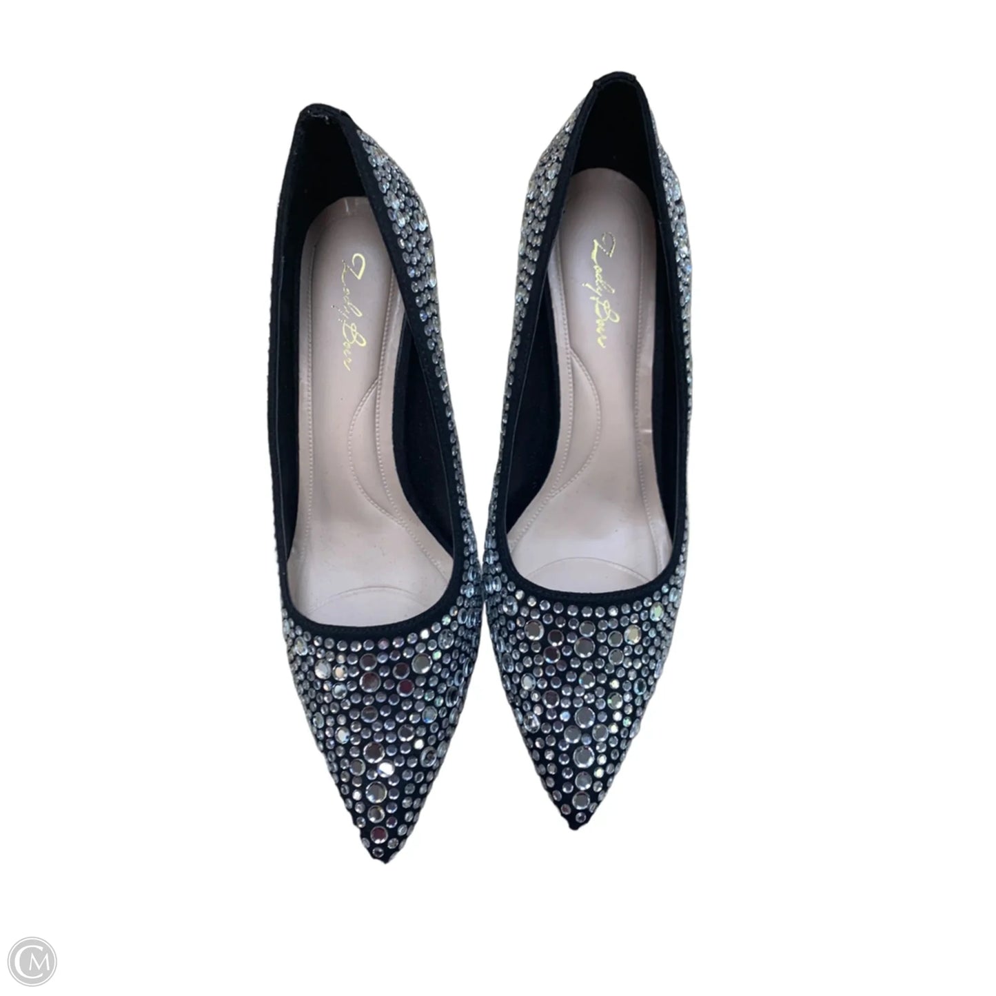 Shoes Heels Stiletto By Clothes Mentor In Black & Silver, Size: 8.5