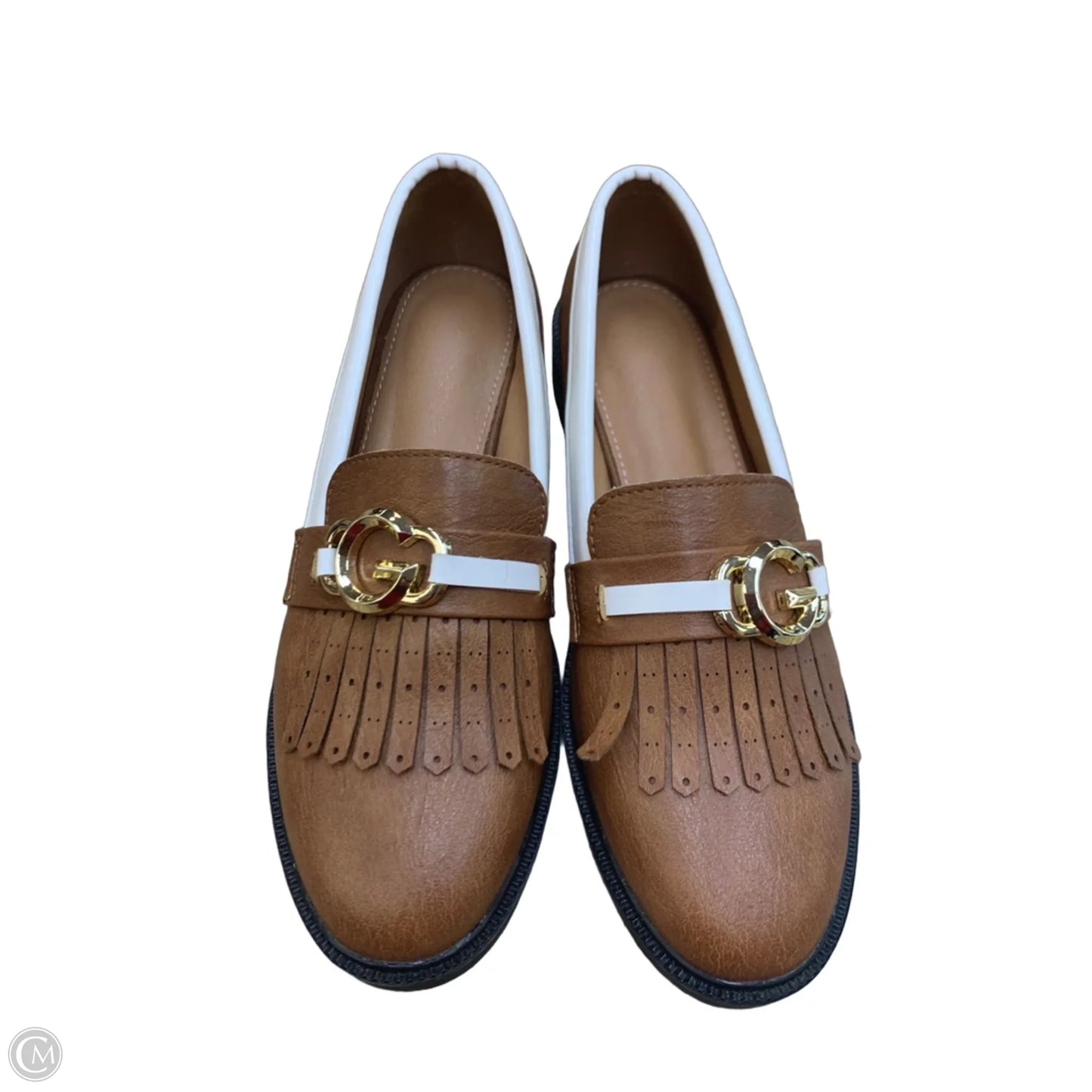 Shoes Flats By Clothes Mentor In Brown, Size: 10