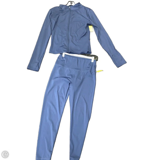 Athletic Pants 2pc By Clothes Mentor In Blue, Size: Xl