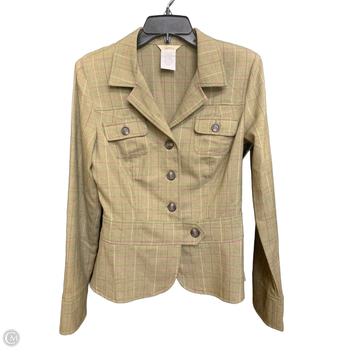 Blazer By Speechless In Plaid Pattern, Size: M