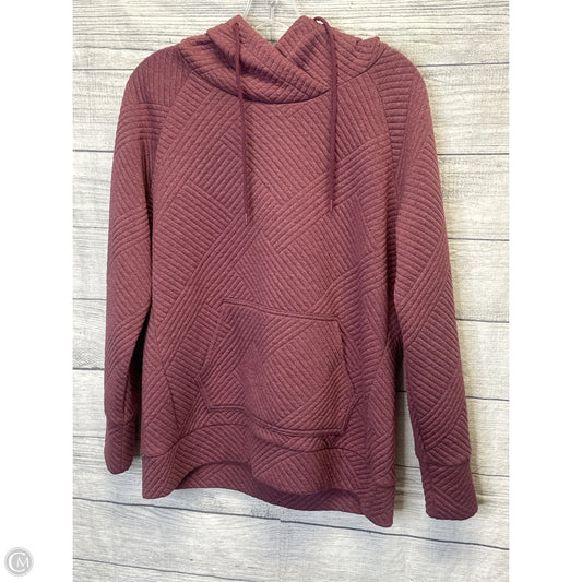 Sweatshirt Hoodie By Green Tea In Pink, Size: M