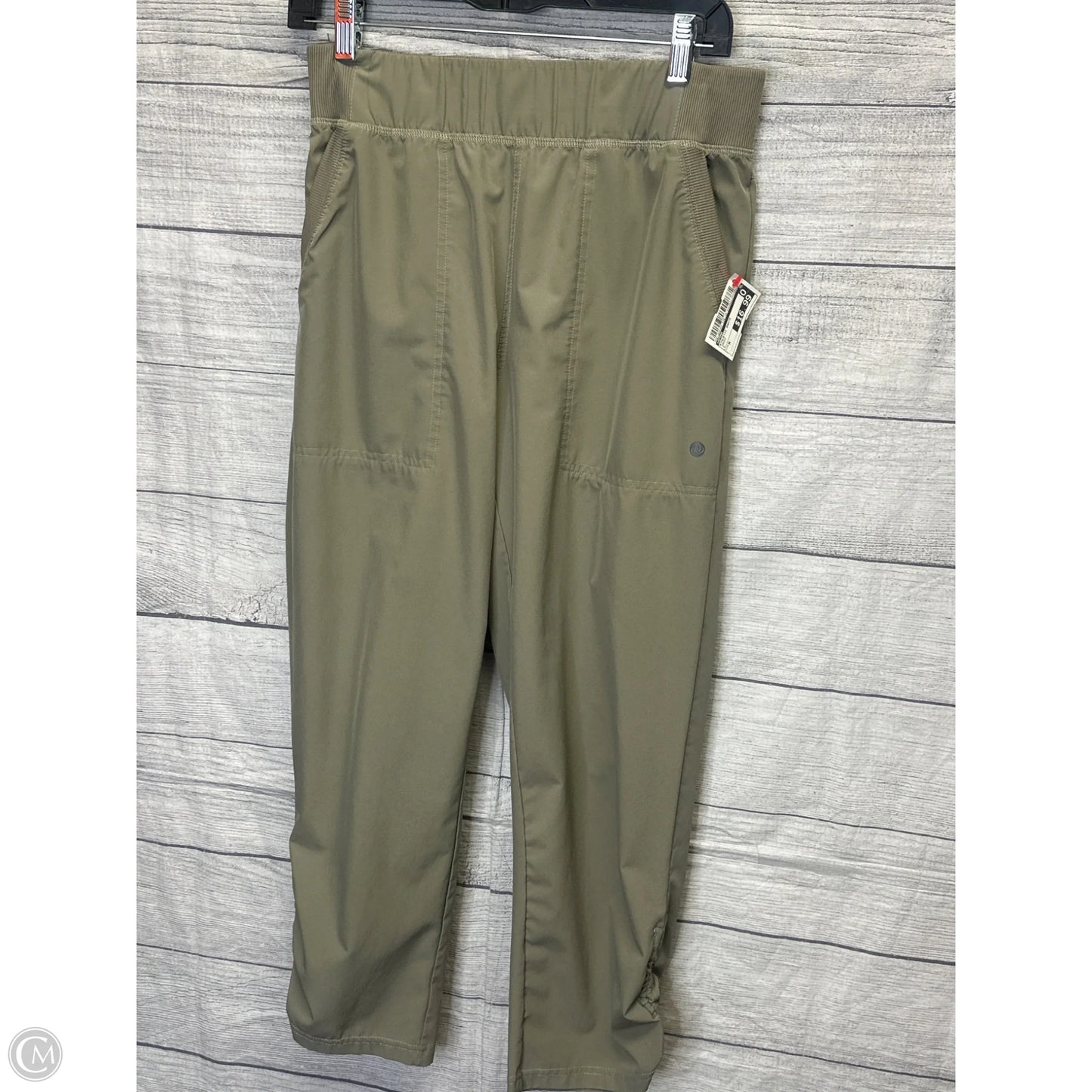 Athletic Pants By Apana In Green, Size: M
