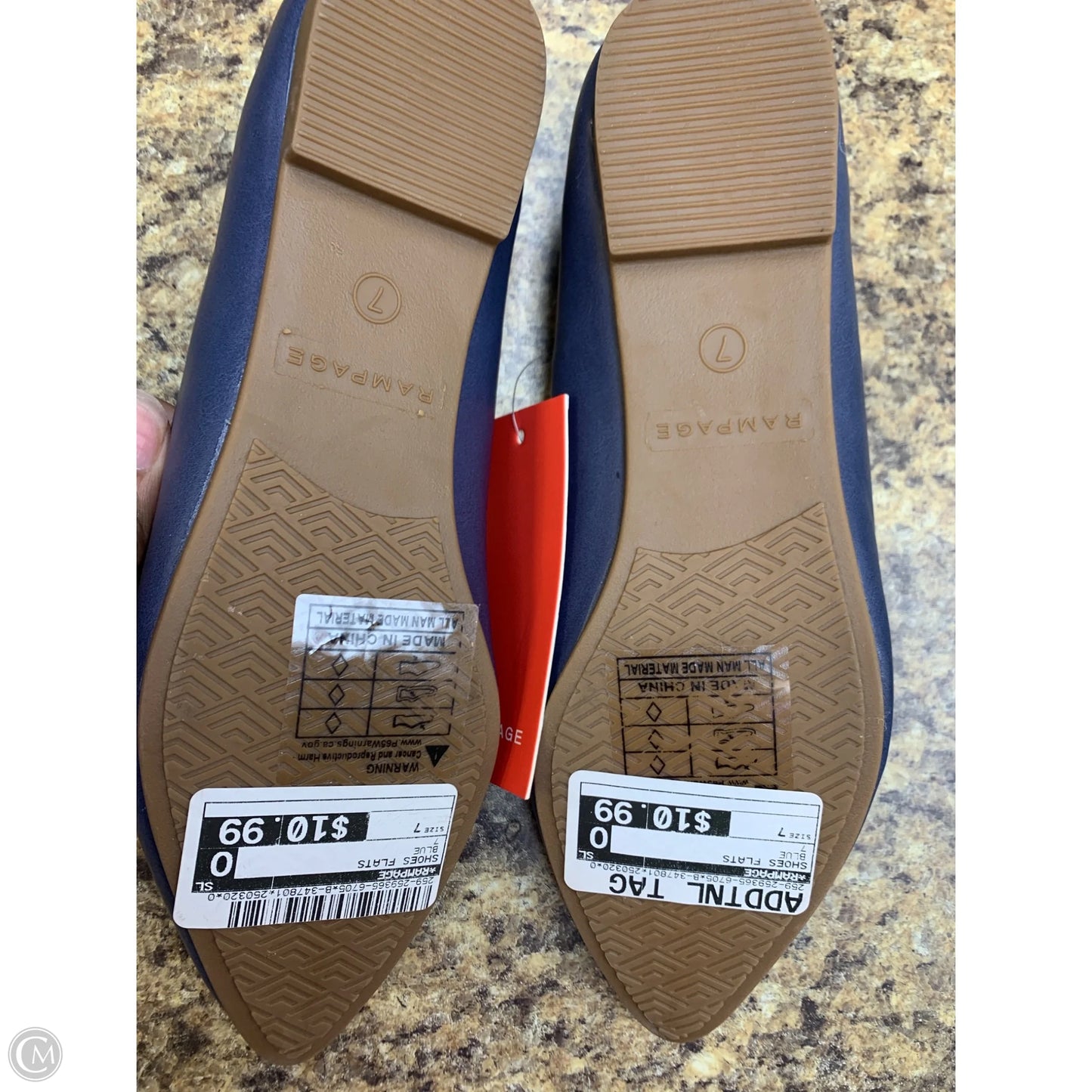 Shoes Flats By Rampage In Blue, Size: 7