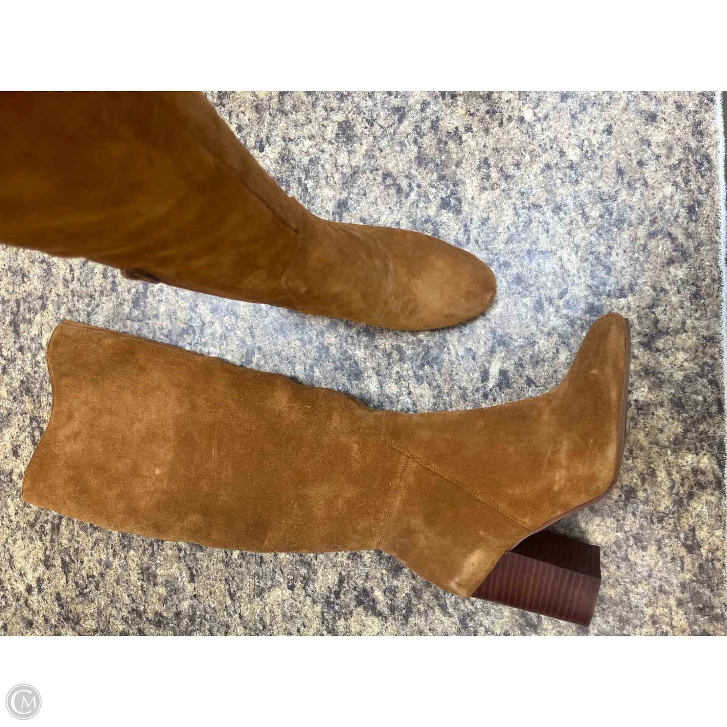 Boots Mid-calf Heels By Vince Camuto In Tan, Size: 8.5