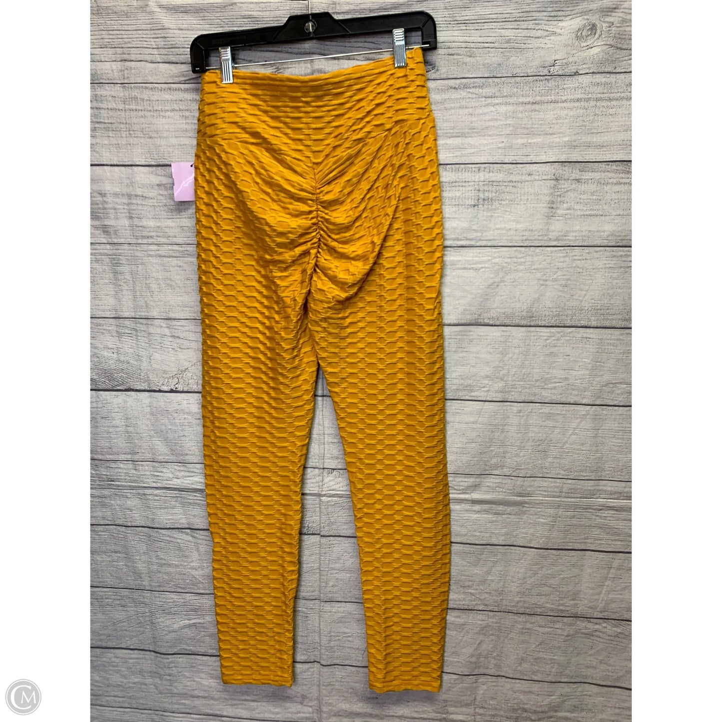 Pants Leggings By Clothes Mentor In Gold, Size: L