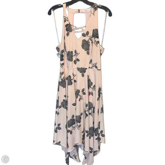 Dress Casual Midi By Candies In Pink, Size: L