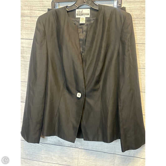 Skirt Suit 2pc By Nina In Black, Size: 14
