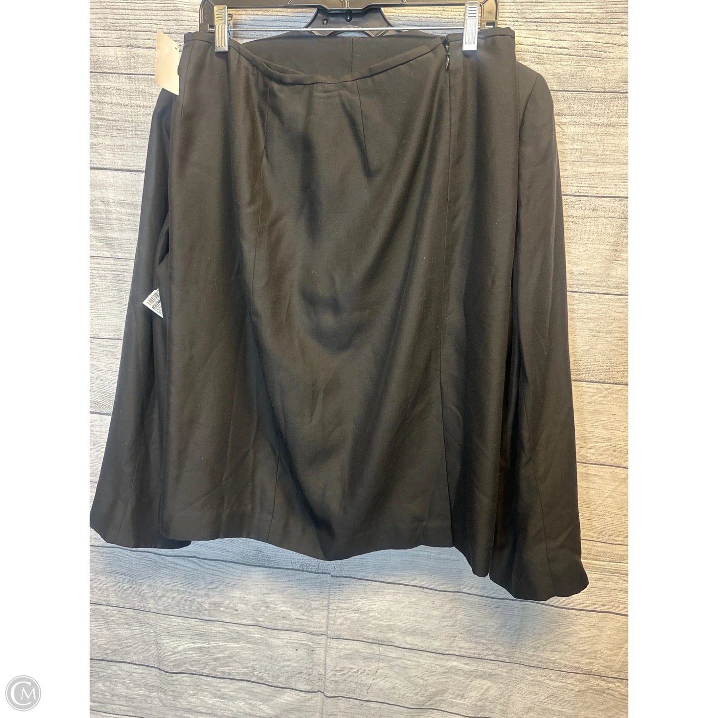 Skirt Suit 2pc By Nina In Black, Size: 14