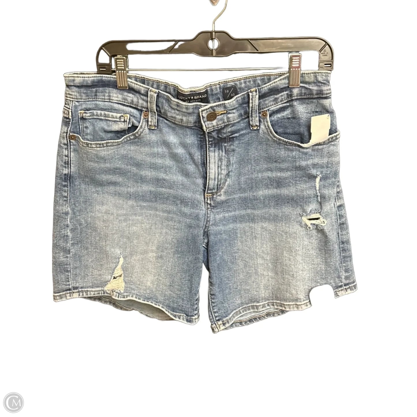 Shorts By Lucky Brand In Blue Denim, Size: 10