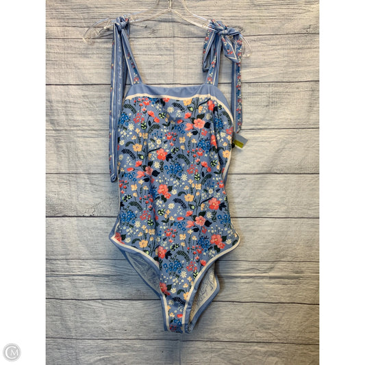Swimsuit By Clothes Mentor In Floral Print, Size: Xl