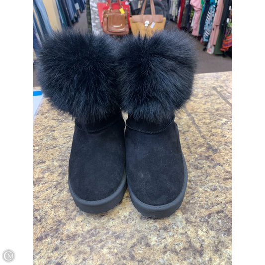 Boots Mid-calf Flats By Rouge In Black, Size: 7.5